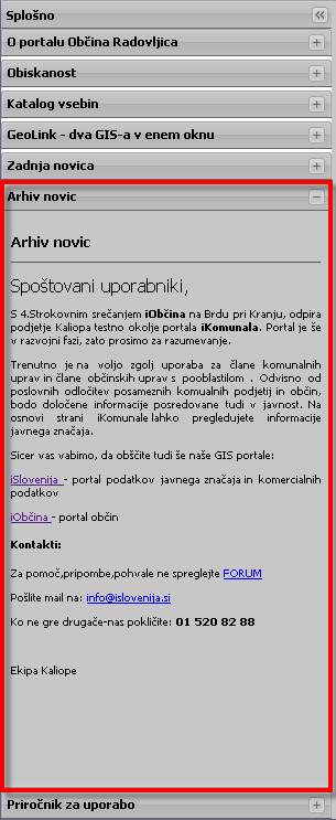 Arhiv novic