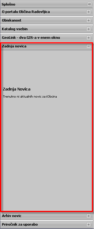 Zadnja novica